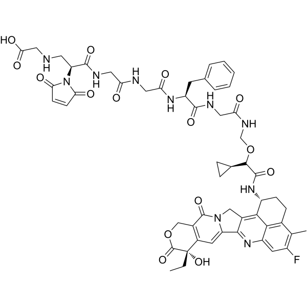Gly-Mal-Gly-Gly-Phe-Gly-amide-methylcyclopropane-Exatecan 2766786-76-7